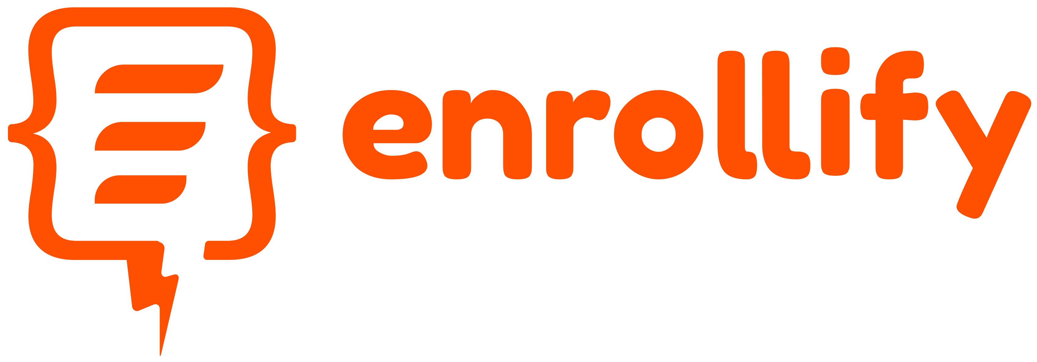 enrollify orange logo